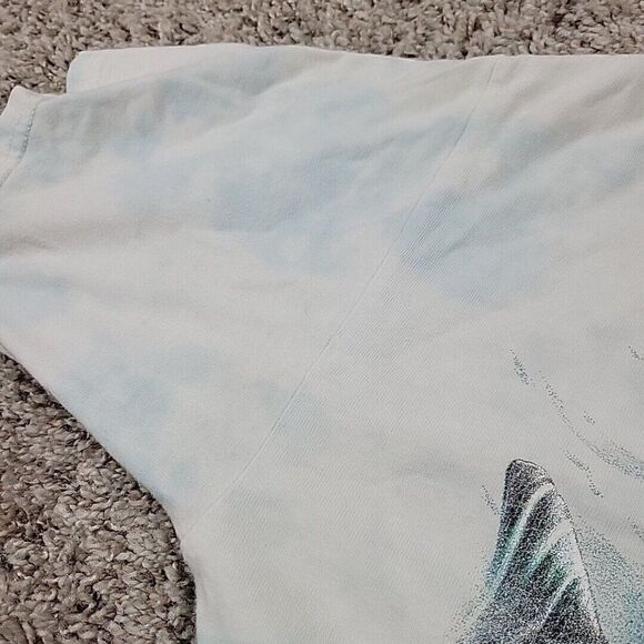 Vintage Sea World T-Shirt Adult Small Dolphins Fish Print Graphic Discovery Cove - Picture 5 of 11